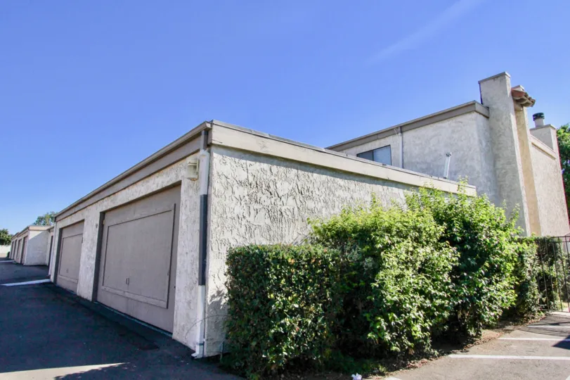 Garages at Monterey Village Community in Mira Mesa California