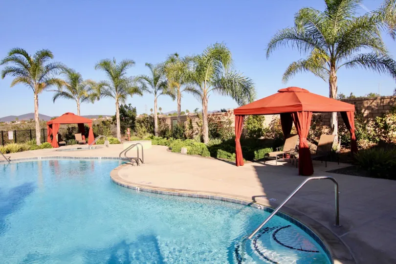 Grand Swimming Pool facility Sorento Terrace in Mira Mesa, California