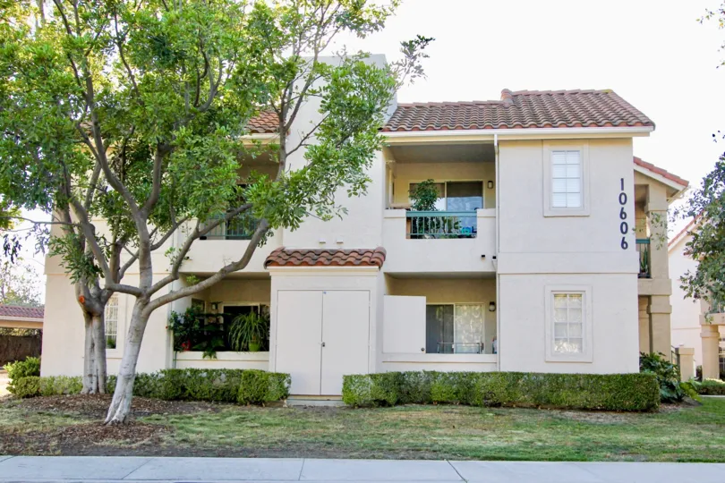 Front space view with tree in Summit Ridge, Mira Mesa, CA