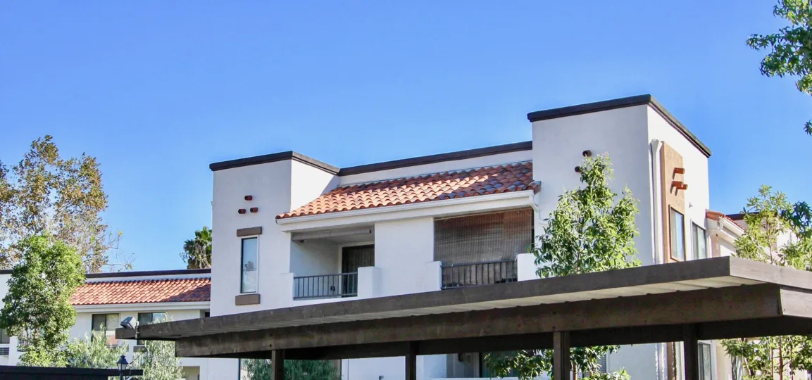Two story residential buildings at Villas at Westmore in Mira Mesa California
