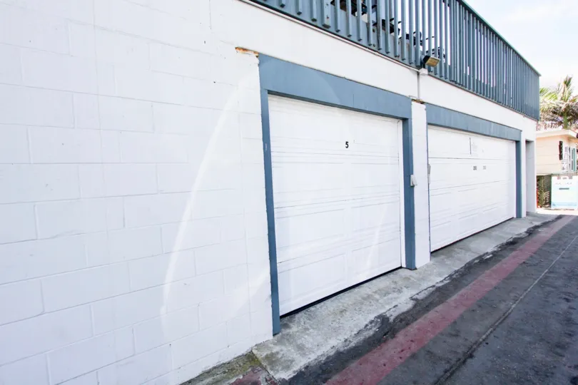 Garage stalls at 2990 Mission in Mission Beach, California
