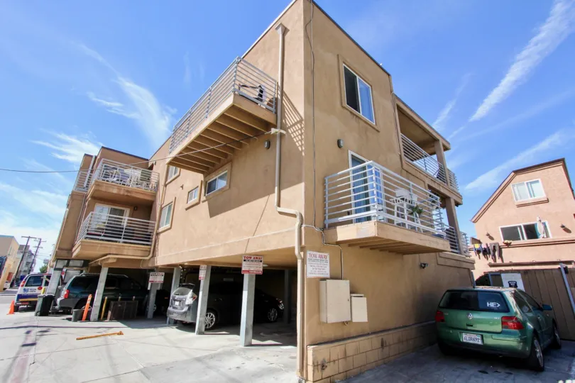 An apartment complex in Bay View Villas in Mission Beach Ca.
