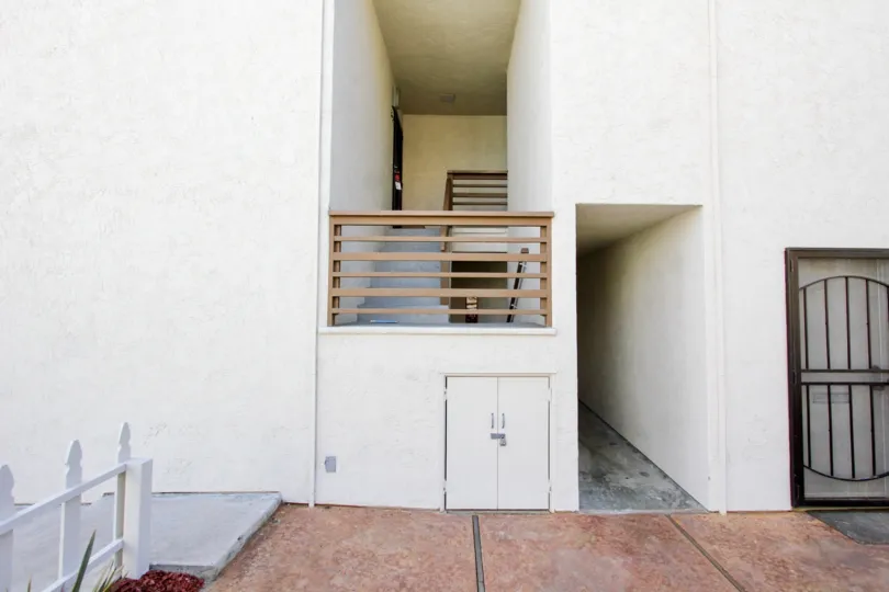A stairwell in the Bonita Grande community in Mission Beach CA.