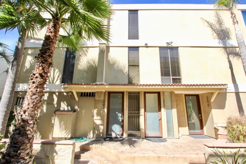 Carmel Villas three story residential building in Mission Beach CA