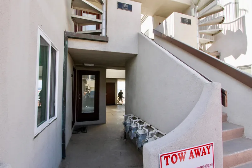 A building in the Ocean Front Breakers community in Mission Beach CA.