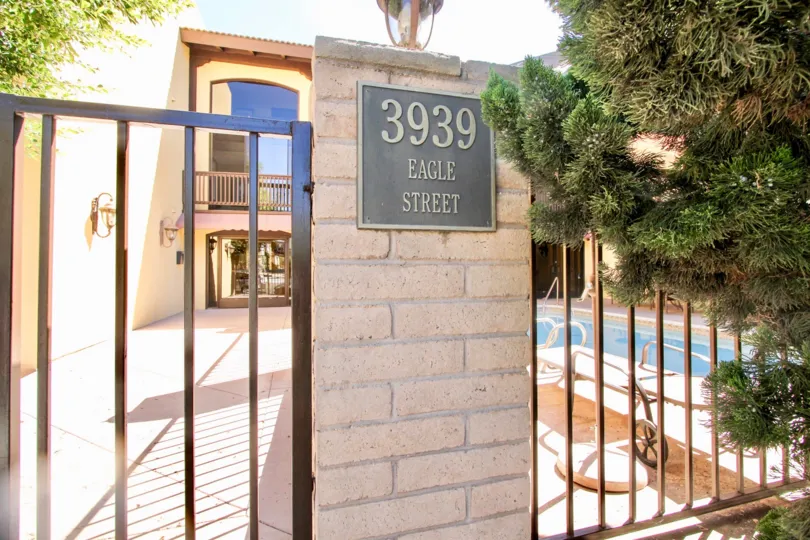 The house in the Eagle Canyon has board with 3939 eagle street and has swimming pool