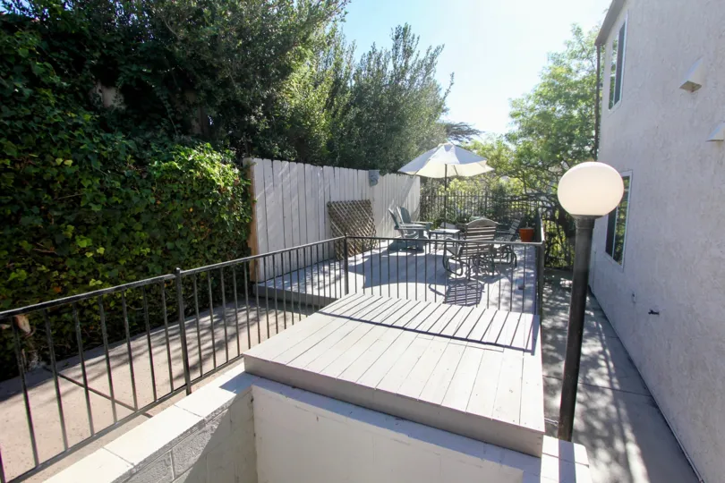 A bright sunny day in Harborview Terrace, Mission Hills, California