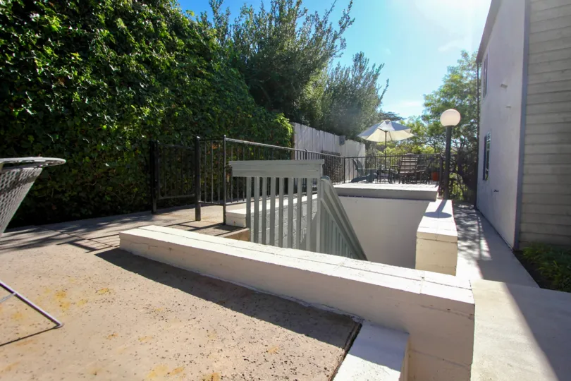 California cuisine, with the option of dining in the outside garden