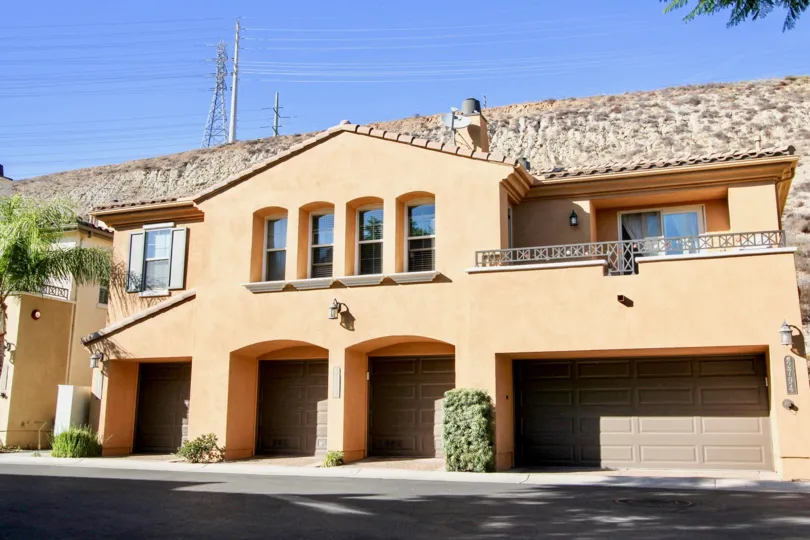 Bungalows at Escala, Mission Valley  , California, beige building