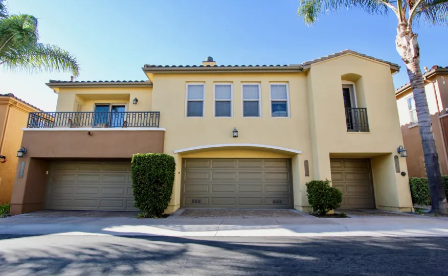 A house in the community of bungalows at Escala in Mission Valley California.