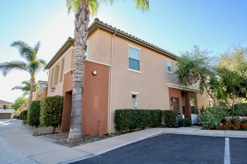 A building in the Bungalows at Escala community in Mission Valley CA.