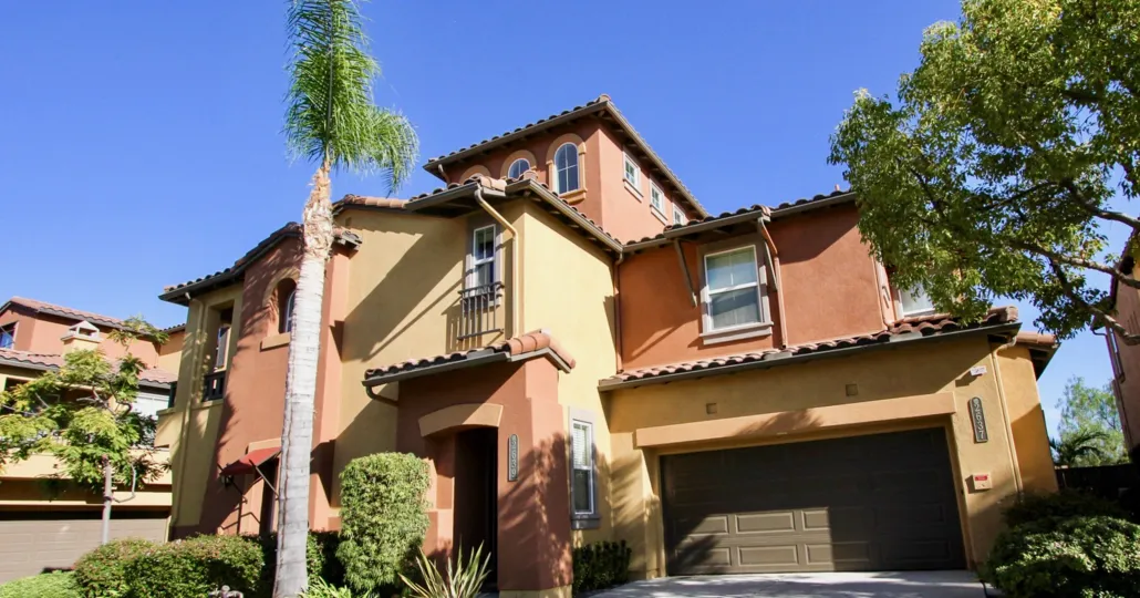 Courtyards at Escala,Mission Valley  ,California,blue sky,trees