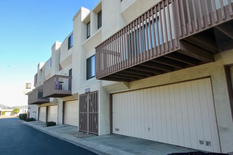 Friars Mission ,Mission Valley ,California, brown balcony