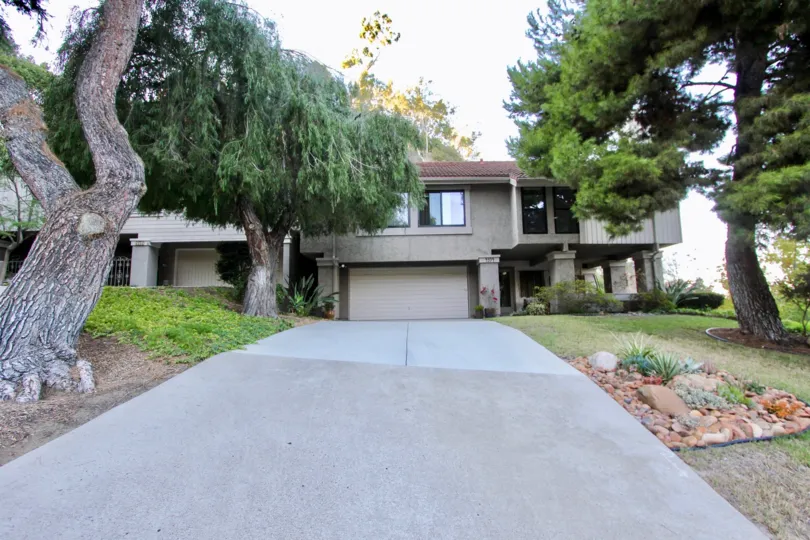 Drive way with nice trees in Kensington Park Villas Mission Valley California