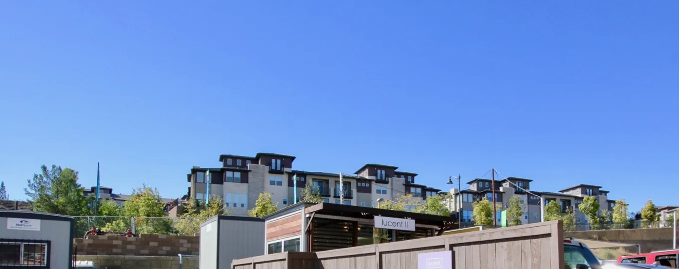 Lucent Lofts In Mission Valley California During a sunny clear sky day