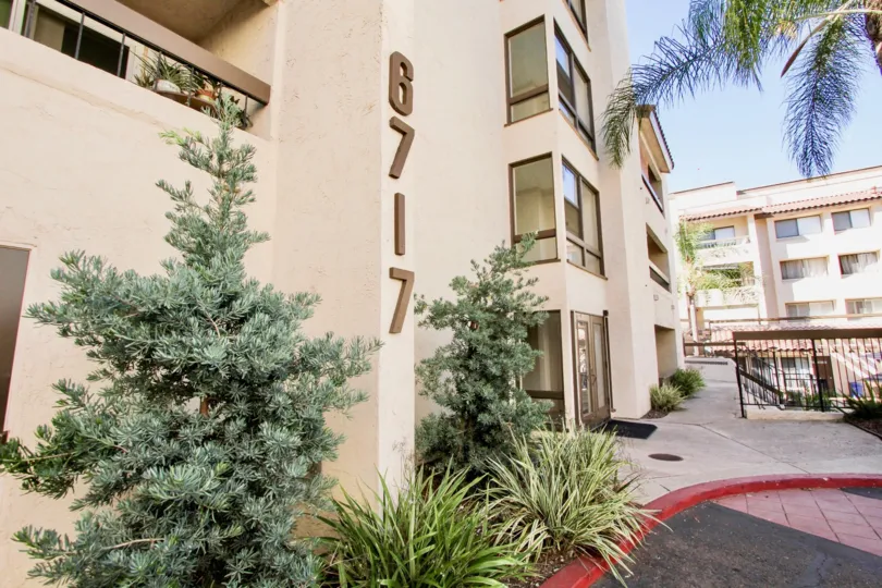 Outside of Mission Greens complex located in Mission Valley, CA