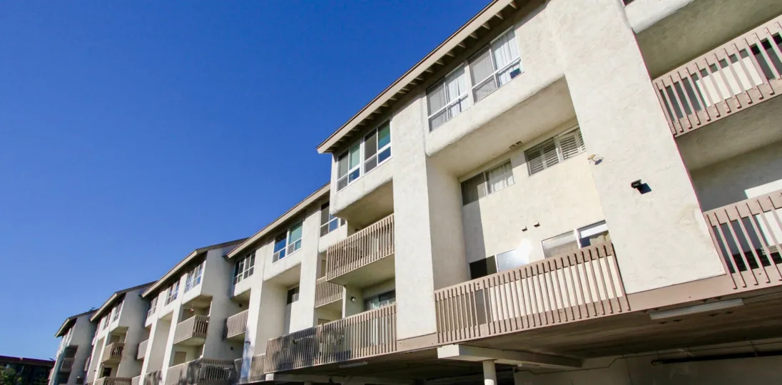 Mission Heights in mission valley long and beautiful building with balcony comfortable staying place peaceful area