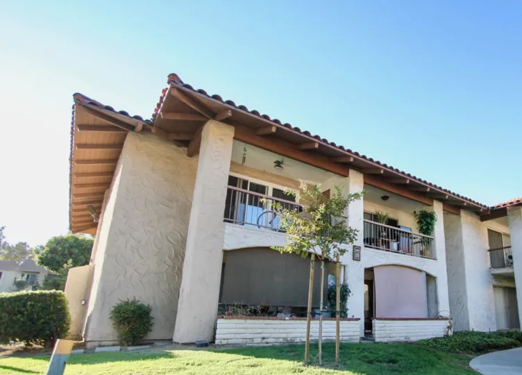 Mission Plaza , Mission Valley ,California,blue sky,house