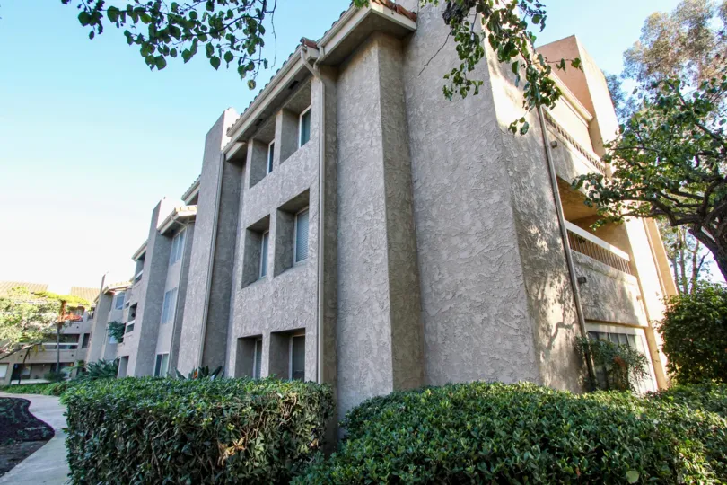 Mission Ridge ,Mission Valley  , California, tall building,grey