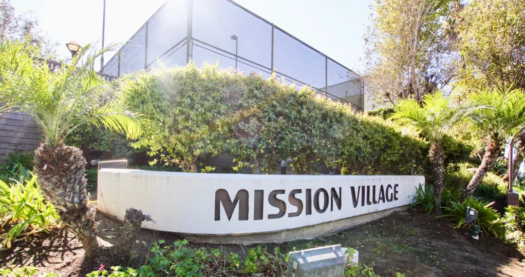Greenery and a love for nature are quintessential attributes at Mission Village, in California's Mission Valley