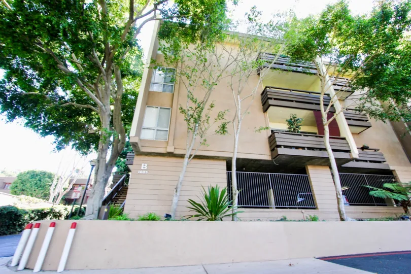 Mission Village , Mission Valley ,California,trees,beige building