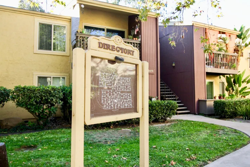 Multiple Units with Map or Directory in Rancho Mission Villas at Mission Valley.