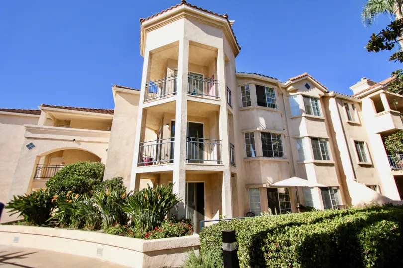 Exterior of building, River Scene community, Mission Valley CA