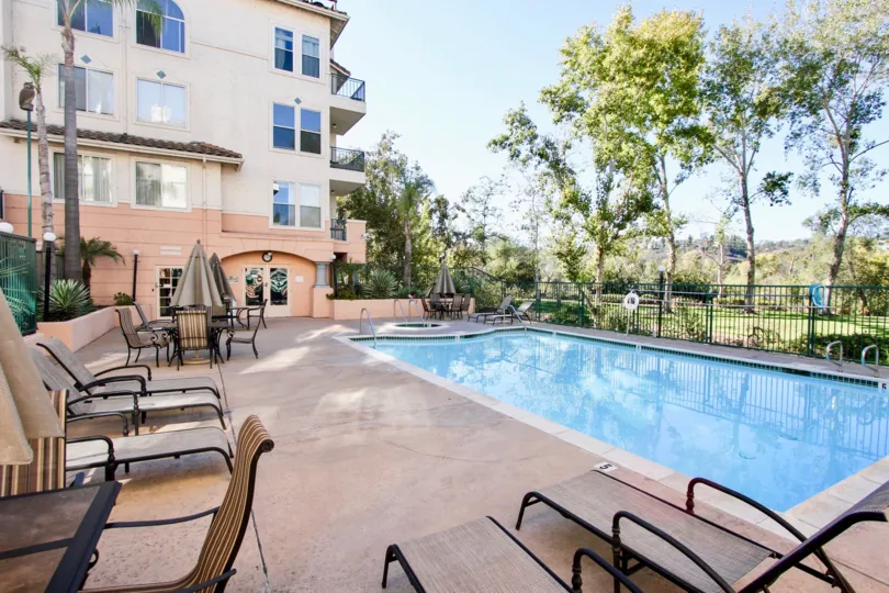 A pool located in the community of River Scene California