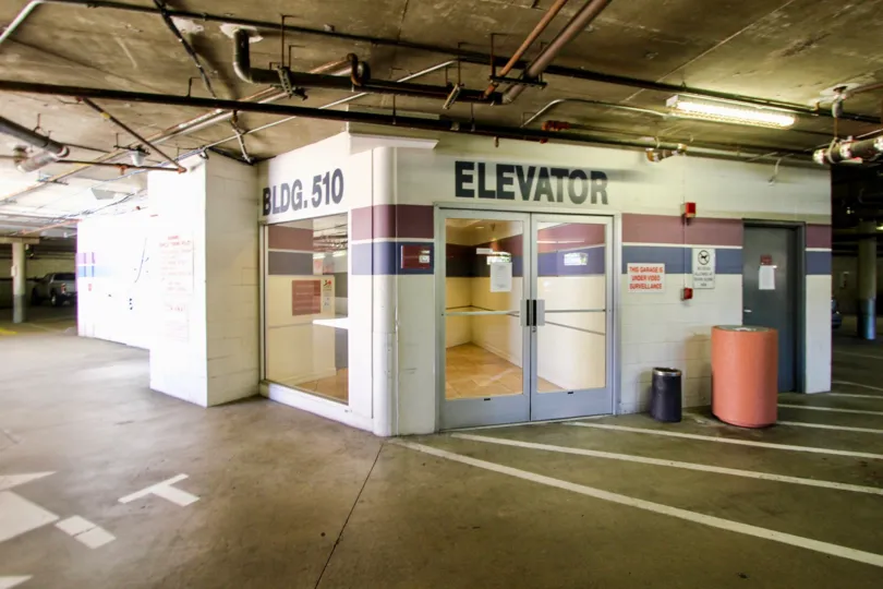 Safe To Use an Elevator  River Scene On Mission Valley