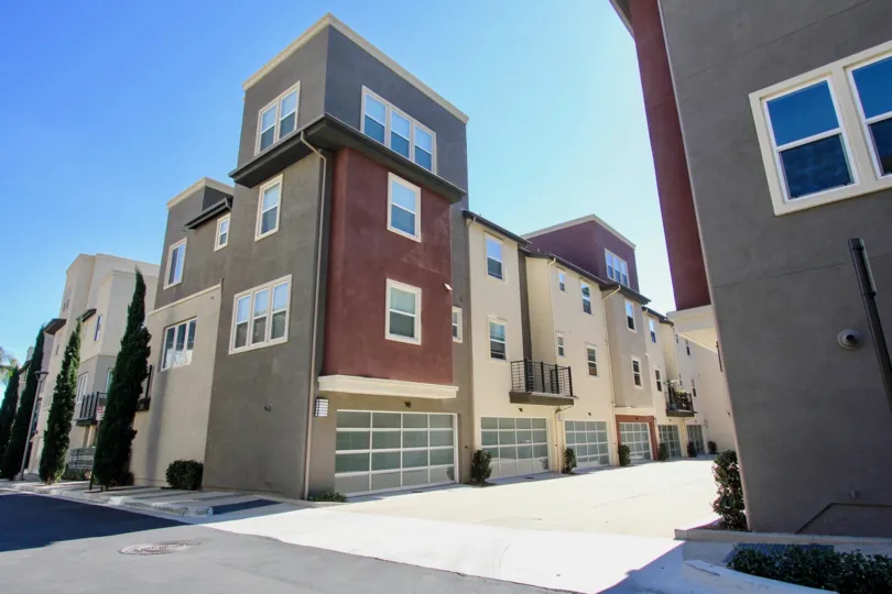 Skyloft at Origen, Mission Valley  , California,blue sky,rectangular garage door