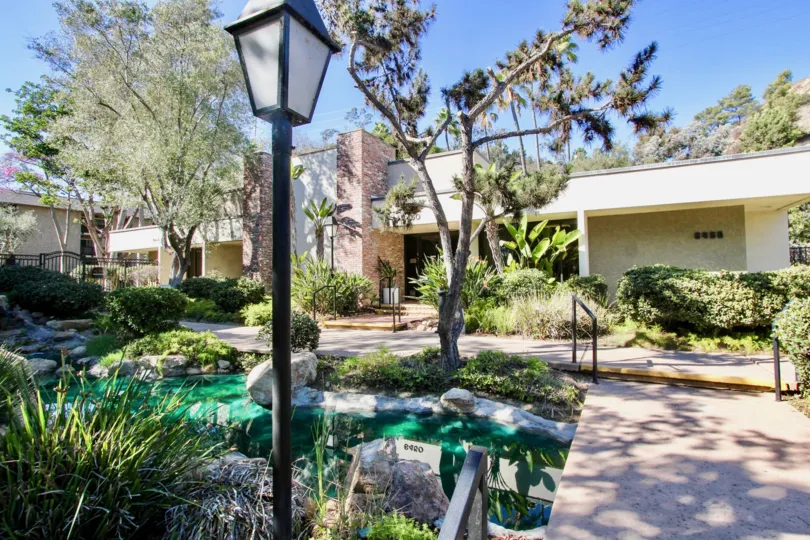 Single Level Home with Pond in The Bluffs, Mission Valley, California