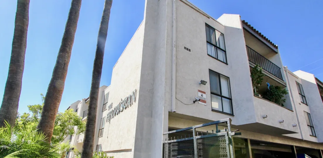 The Franciscan  , Mission Valley ,: California, white building,tree bark