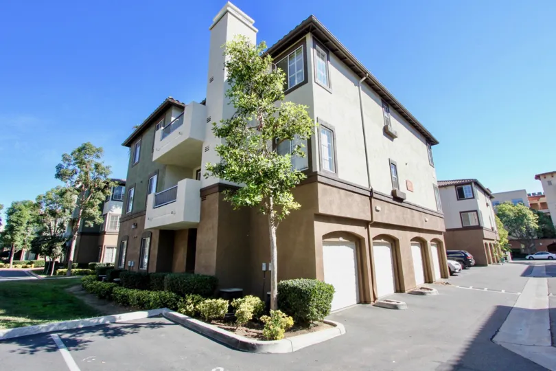 A sunny viewpoint of the beautiful apartments at The Missions at Rio Vista