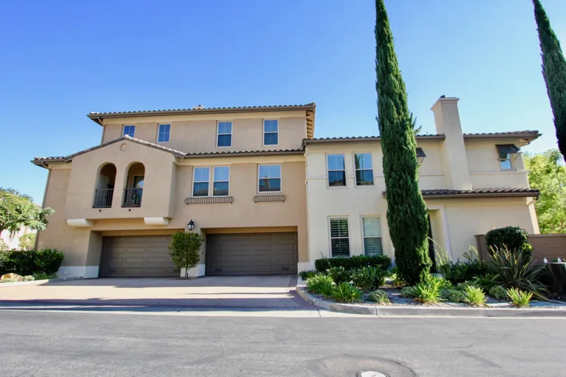 A view from the street of the Verandas at Escala in Mission Valley, California