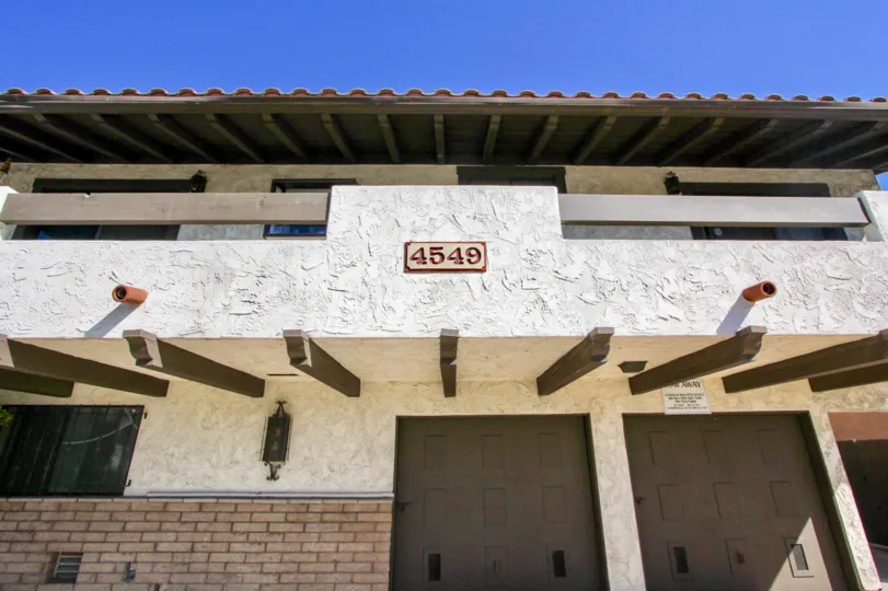 Front view of residence number in 33rd Street North Community, Normal Heights, CA