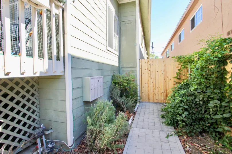 4755 Wilson's tastefully finished outdoor area in Normal Heights, California