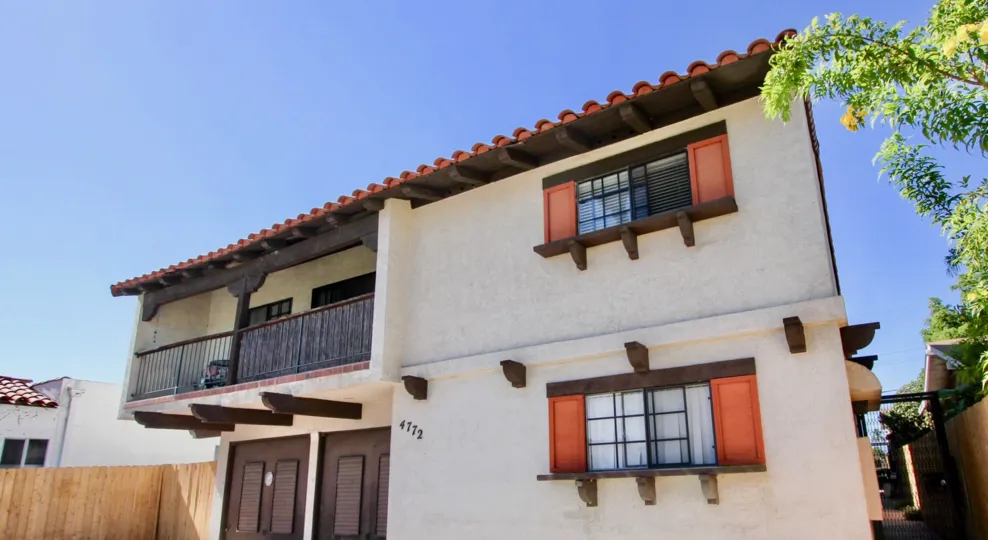 A well kept apartment at 4772 36th St in Normal Heights, California.
