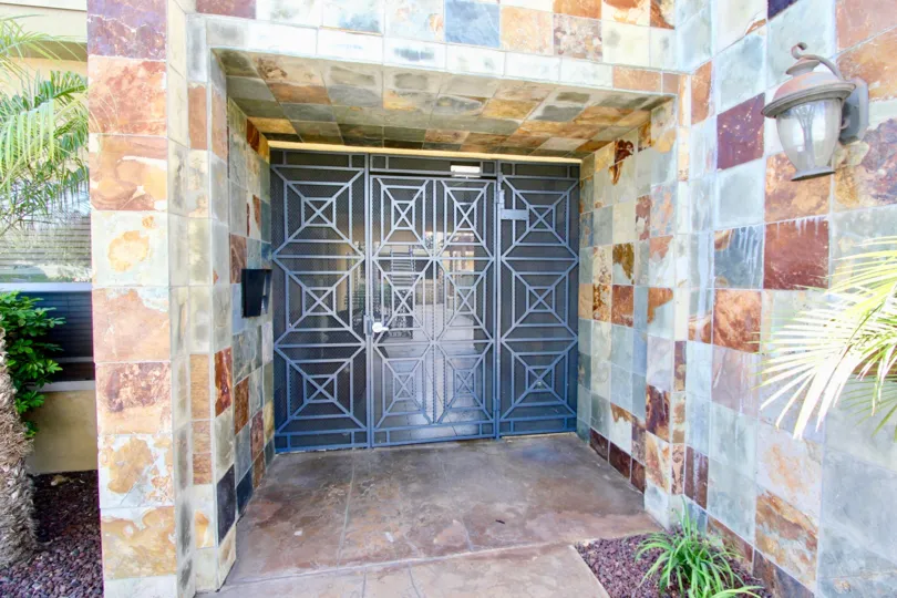 Beautiful tile entry way in Normal Heights California