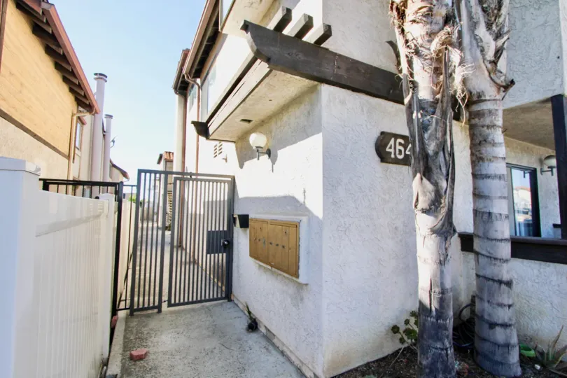 A secured gate for one of the apartment complex at 464, Normal Heights