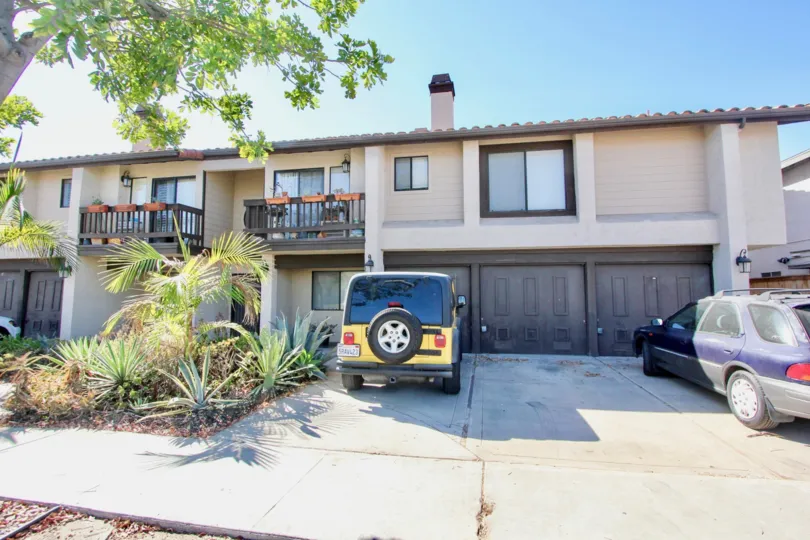 Vehicles parked outside of the Graden Heights community in Normal Heights California.
