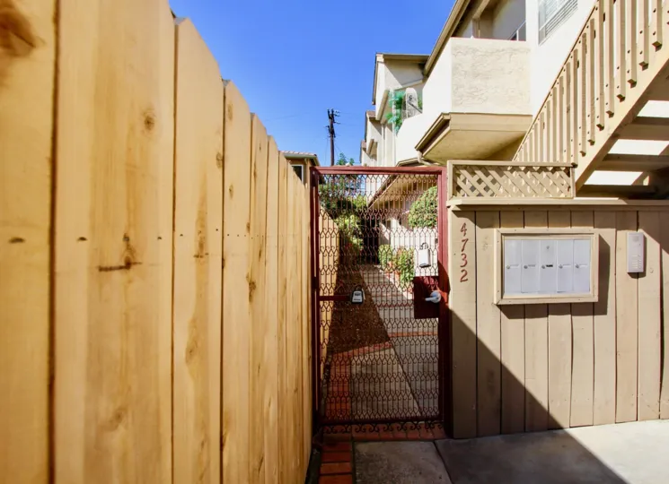 A sunny day near villas with Entrance Gate in Marko 34th area of Normal Heights City
