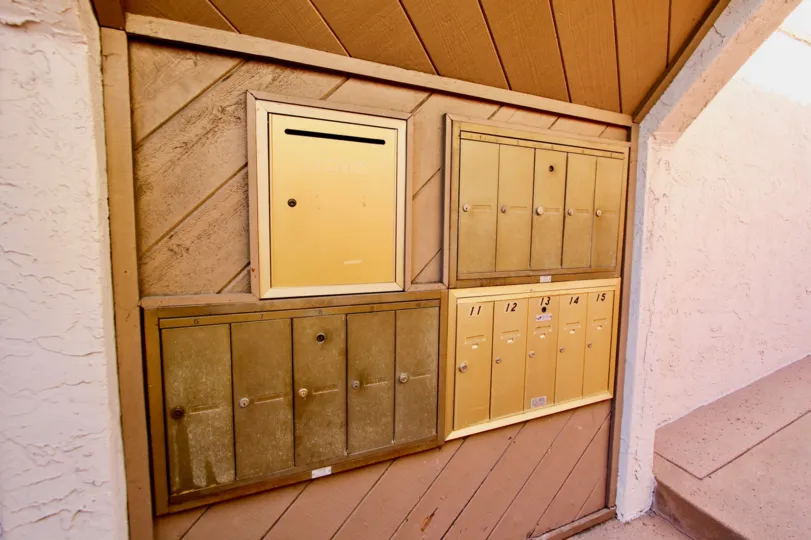 Mail Boxes of Mission Villas Normal heights, California