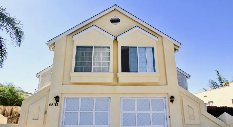 A sunny clear day at Norman House II in Normal Heights, California.