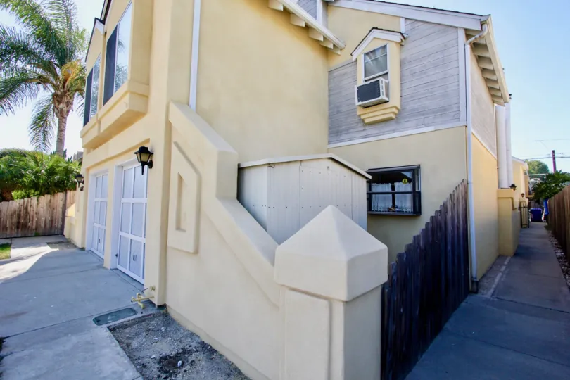 Modern home with double garage doors and nice windows in the Norman House II