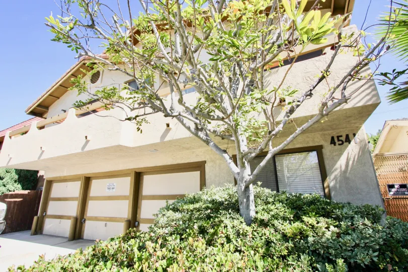 The front of a house in Utah Terrace, with a triple garage downstairs.