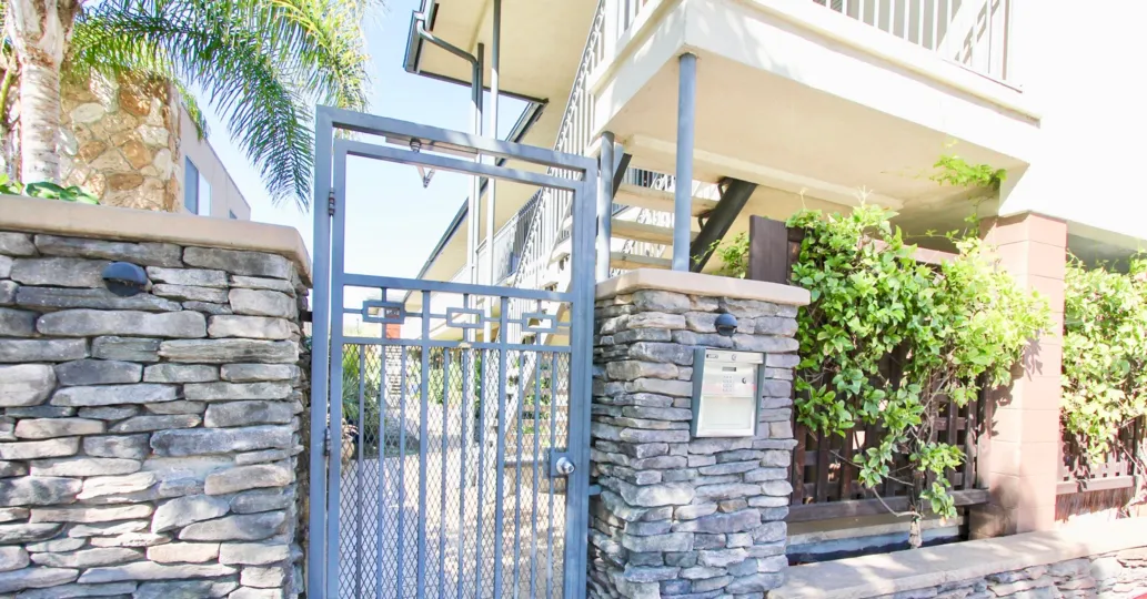 Secure living at West Mountain View Condos in Normal Heights, California.