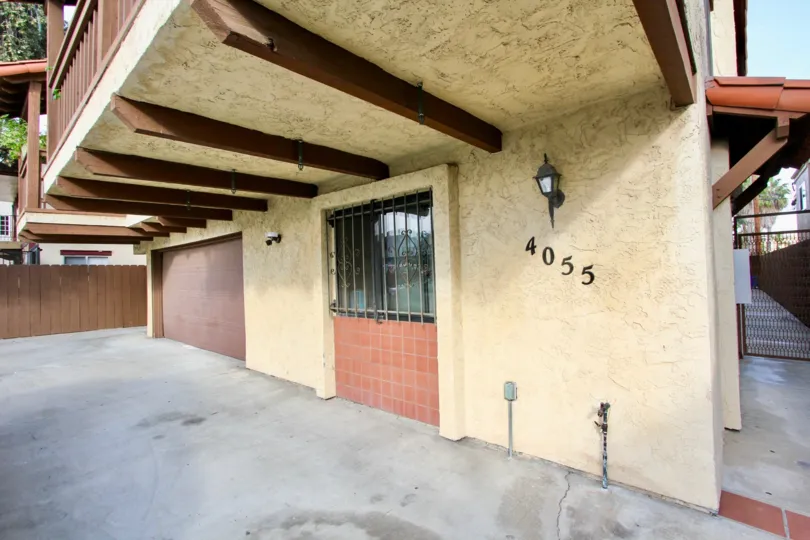 House number 4055 at 36th Street Villas, North Park, California