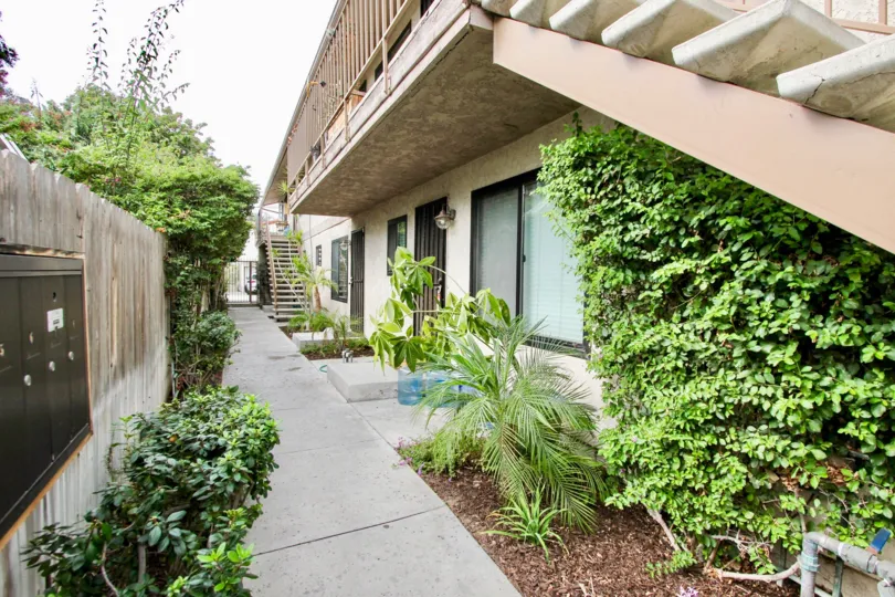 A downstairs view of the apartment at 3766 31st St apartment in North Park, California.