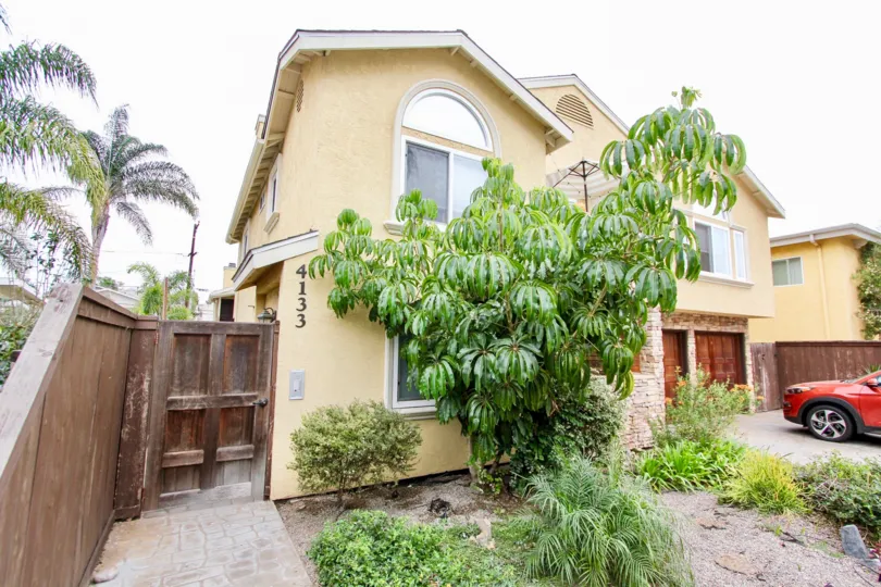 A home surrounded by lush foliage at 4133 Florida St in North Park, California.