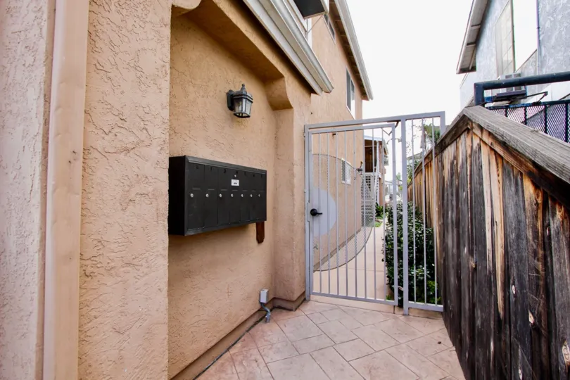 Gated entrance to Cherokee Villas condos